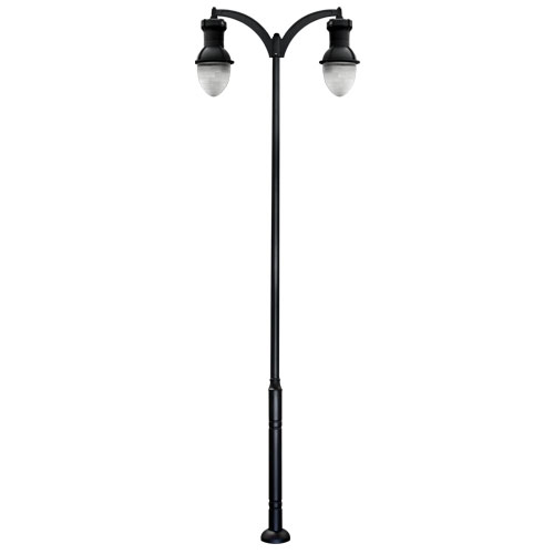 CAD Drawings Dabmar Lighting Post Fixture - Double Arm GM9280
